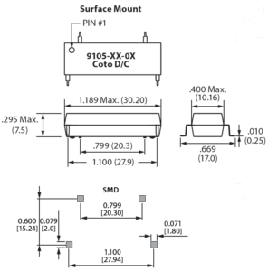 9105 Series High Voltage SMD & DIP Reed Relays - Coto Technology
