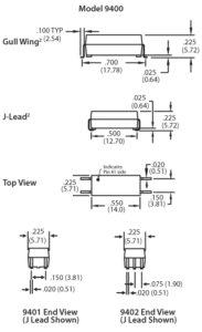 9300-9400 Series/Surface Mount Reed Relays - Coto Technology